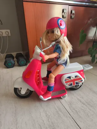 Muñeca Nancy moto en Londres