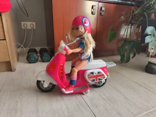 Muñeca Nancy moto en Londres