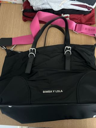 Bolso Bimba y Lola negro y rosa