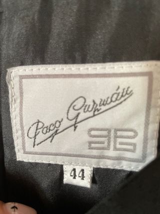 Vestido Paco Guzmán Negro Guipur