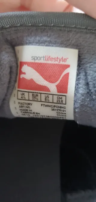 Zapatillas Puma Talla 37.5 mujer