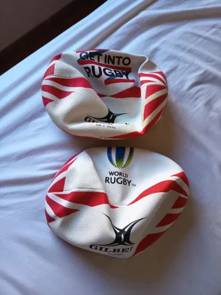 2 Palloni da Rugby Gilbert Turbo T4