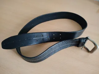 Pack 3 cinturones cuero hombre