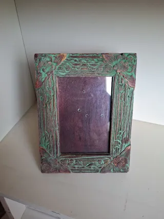 Portafoto etnico legno