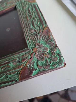 Portafoto etnico legno