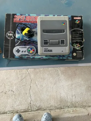 Consola Super Nintendo Entertainment System SNES.