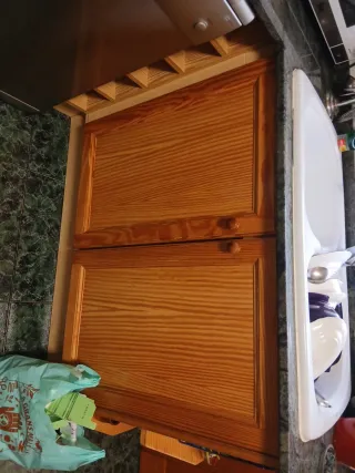 Muebles de cocina modulares de madera