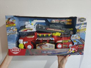 Camión Bomberos Dickie Toys Fire Tanker!