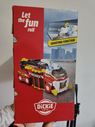 Camión Bomberos Dickie Toys Fire Tanker!