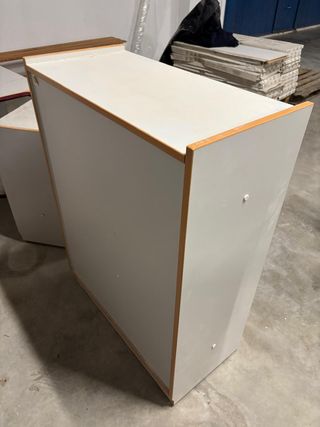 Armario Vitrina Oficina Madera y Cristal