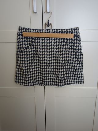 Falda mini pata de gallo