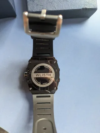 Reloj Hombre Ajustable Negro y Dorado