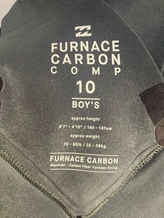 Traje Neopreno Billabong 4/3 Niño T10