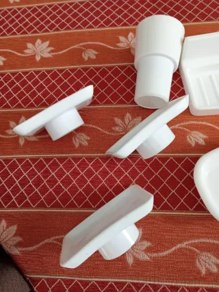 Set bagno ceramica bianco componibile