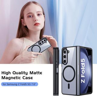 Custodia per Samsung Galaxy Z Fold 5 Mag-Safe Nera