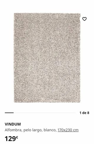 Alfombra Ikea pelo 170x230