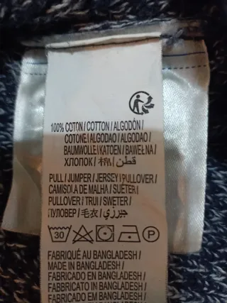 Jersey hombre fino gris