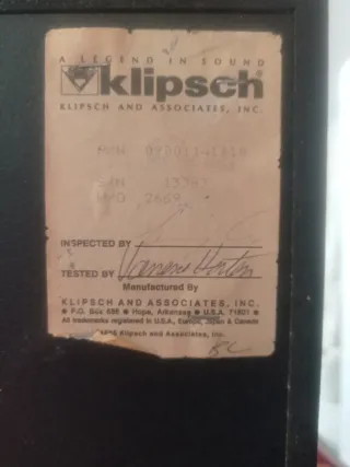 Monitores Klipsch Alta Gama