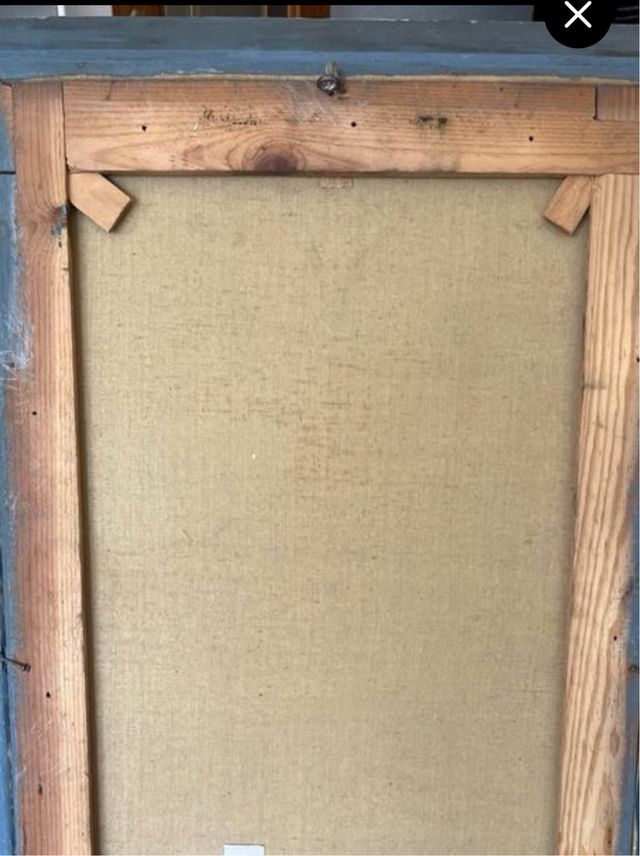 Cuadro Óleo Sierra Blanca, firmado