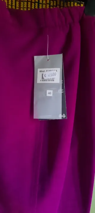 Pantaloni eleganti bordeaux taglia 46