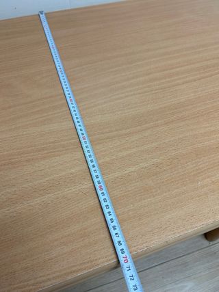 Mesa de comedor extensible de madera