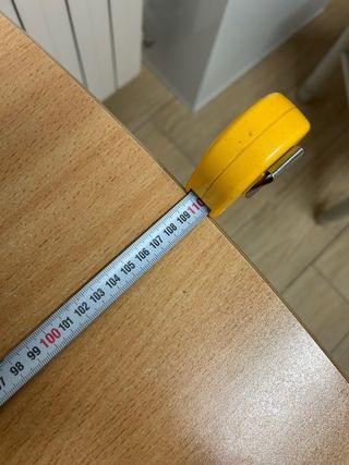 Mesa de comedor extensible de madera