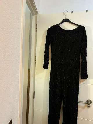 Mono fiesta negro con brillos