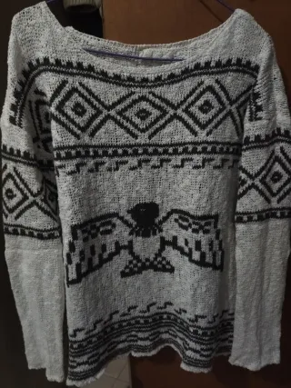 Jersey mujer estampado étnico