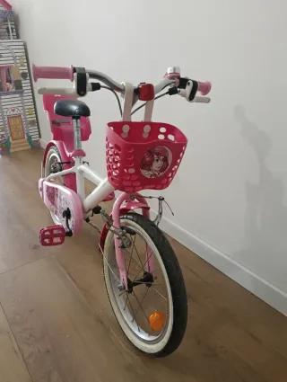 Bicicleta infantil 16 pulgadas con asiento y cesta