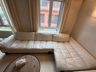 Sofá Casanova de Piel Blanco