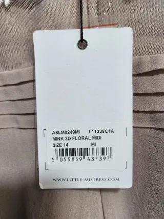 Abito lungo pizzo e perline