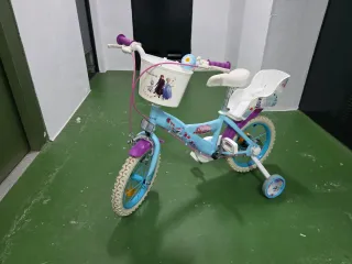 Bicicleta Frozen 14 con ruedines