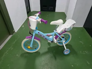 Bicicleta Frozen 14 con ruedines