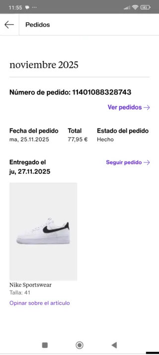Nike Air Force 1 '07 Blancas