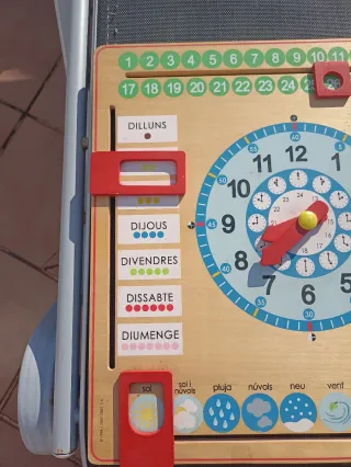 Calendario infantil madera Goula