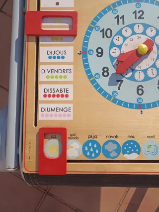 Calendario infantil madera Goula