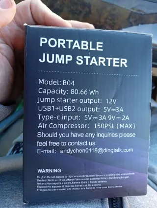 Arrancador de Coche Portátil BSMOOM