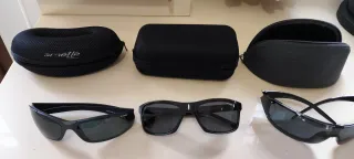 Gafas de sol varias marcas:Arnette, Armani, QS