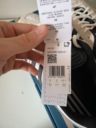 Adidas Gazelle Bad Bunny Taglia 43.5 NUOVE