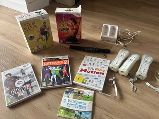 Consola Wii + 4 Juegos