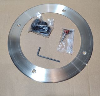 Foco de jardín inox