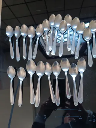 Set di 20 cucchiaini in metallo misti