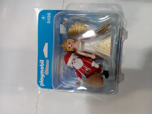 Playmobil papá noel con angel