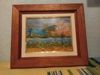 2 Quadri Decorativi Paesaggi 56x48