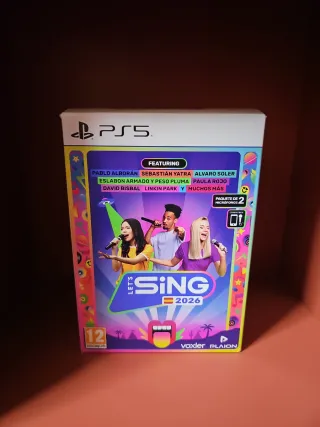 Let's Sing 2026 PS5 con 2 micrófonos
