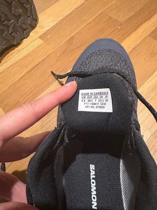 Zapatillas Salomon Senderismo Talla 38 2/3