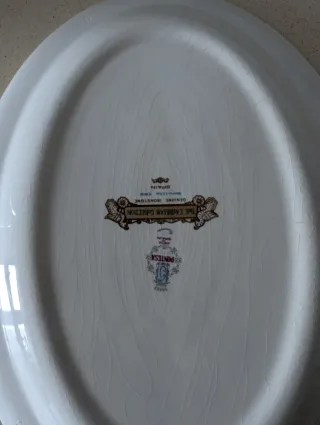 Fuente ovalada Pontesa Chinamoda Ironside años 70