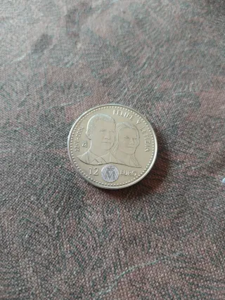 Moneda 12€ Plata Boda Felipe y Letizia