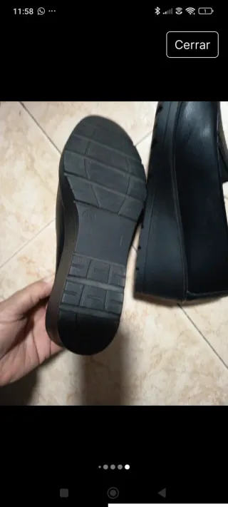 Zapatos Emma Talla 38 Negros zuecos