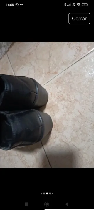 Zapatos Emma Talla 38 Negros zuecos